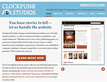 Tablet Screenshot of clockpunkstudios.com